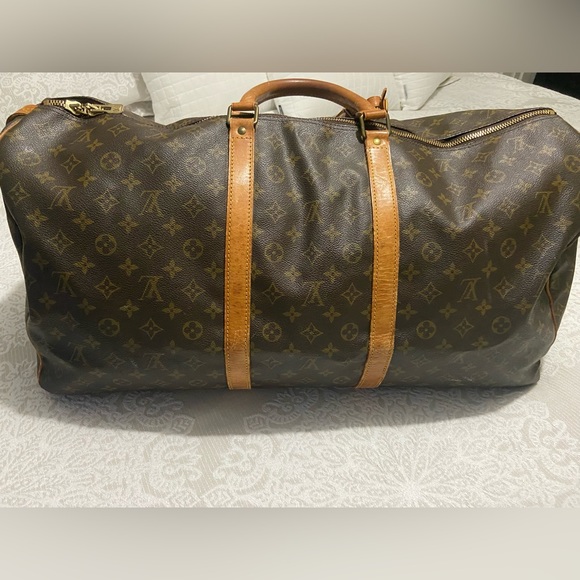 Authentic vintage Louis Vitton Monogram Keepall Bandolier 50 - Picture 3 of 11